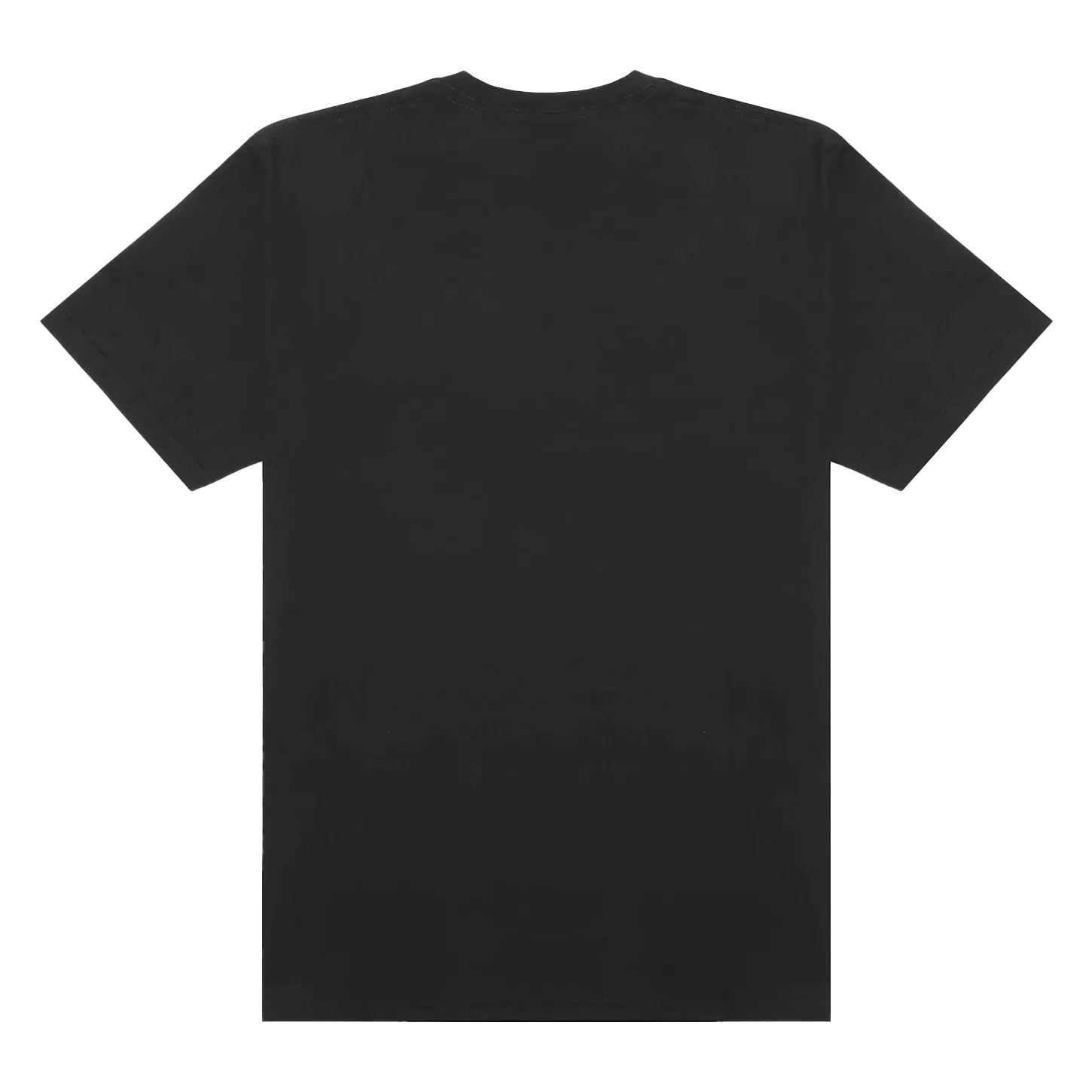 Camiseta masculina Vans preta vista lateral mostrando detalhes